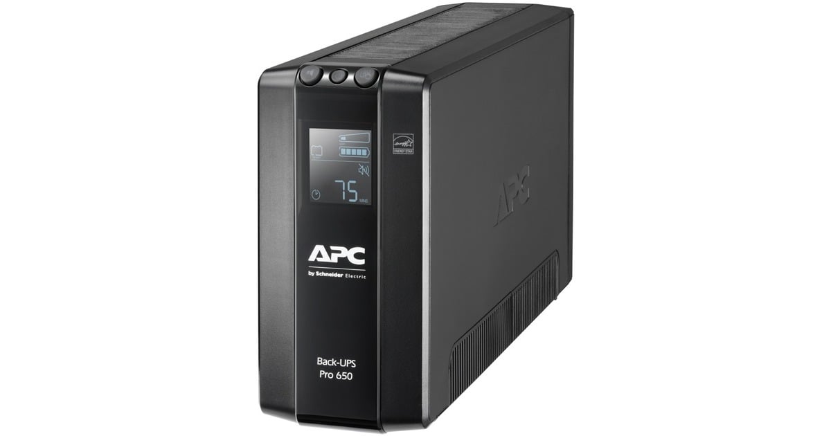 APCBack-UPS Pro 650VA, AVR, LCD ups  (Zwart, 5x C13, BR650MI)