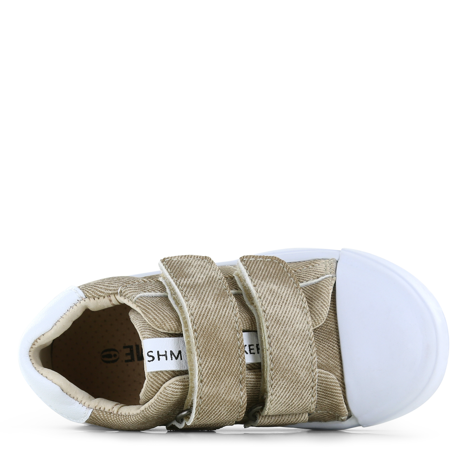 Shoesme taupe sneaker Microfiber leer | Uni schoenen