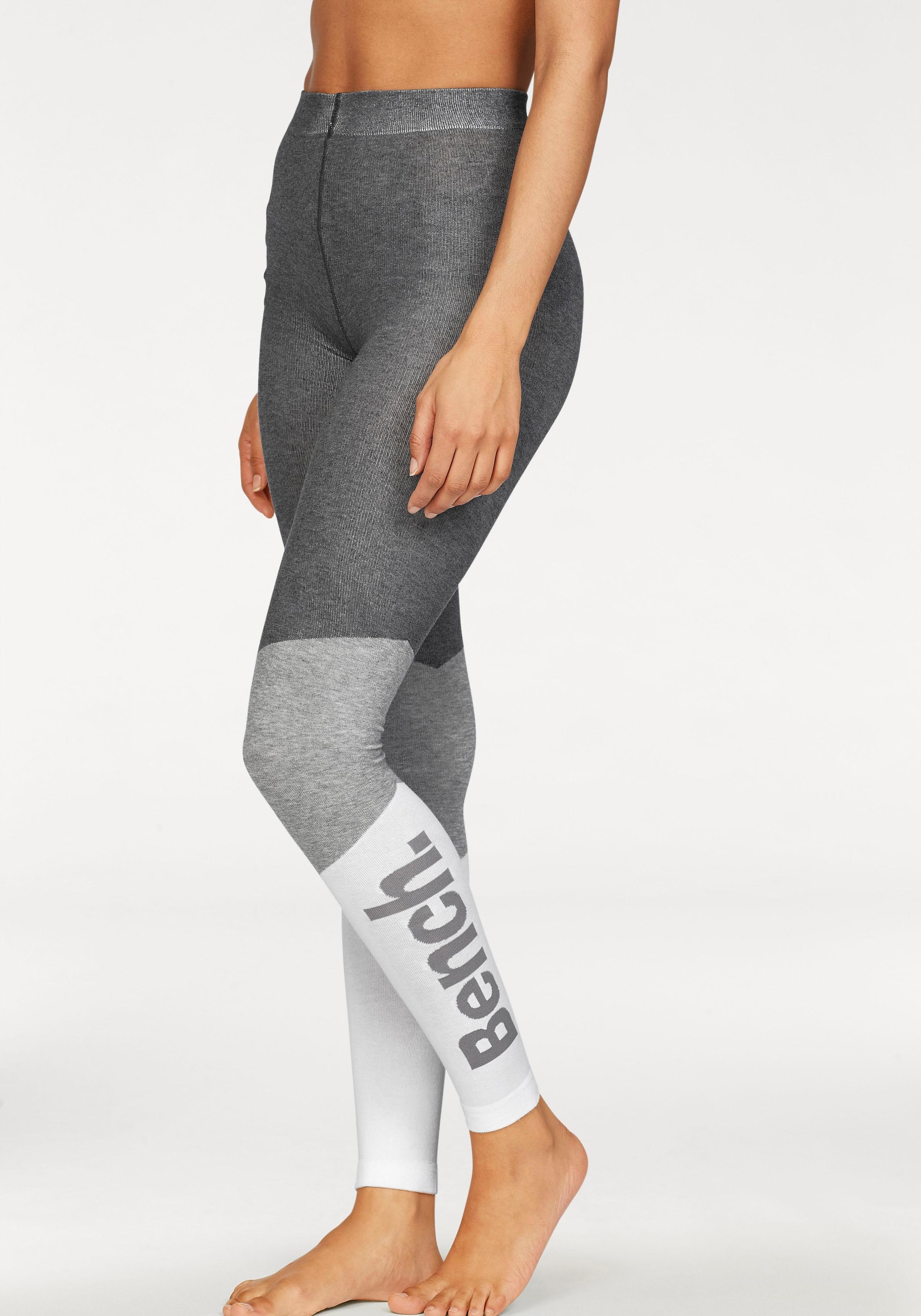Bench. Strickleggings  im sportiven Colorblockdesign