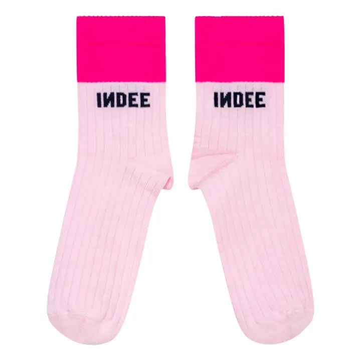Indee Chaussettes Portorico | Rose bonbon
