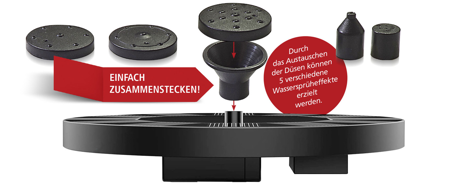 Solar-Springbrunnen-Set