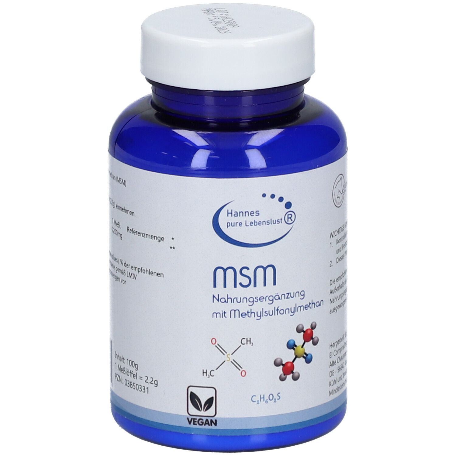 Hannes pure Lebenslust® MSM