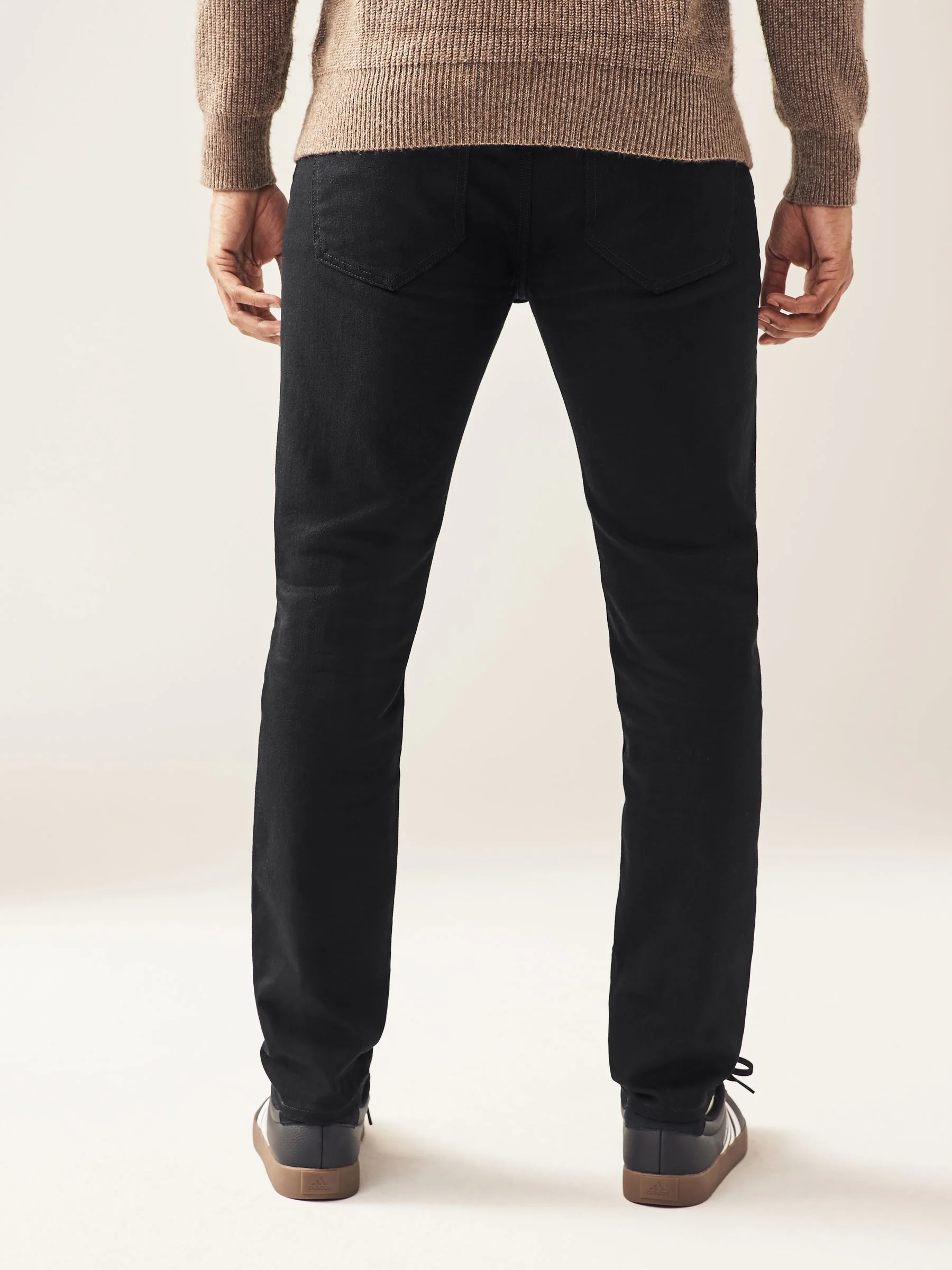 Effen zwart - Enkele - Skinny fit klassieke stretchy jeans