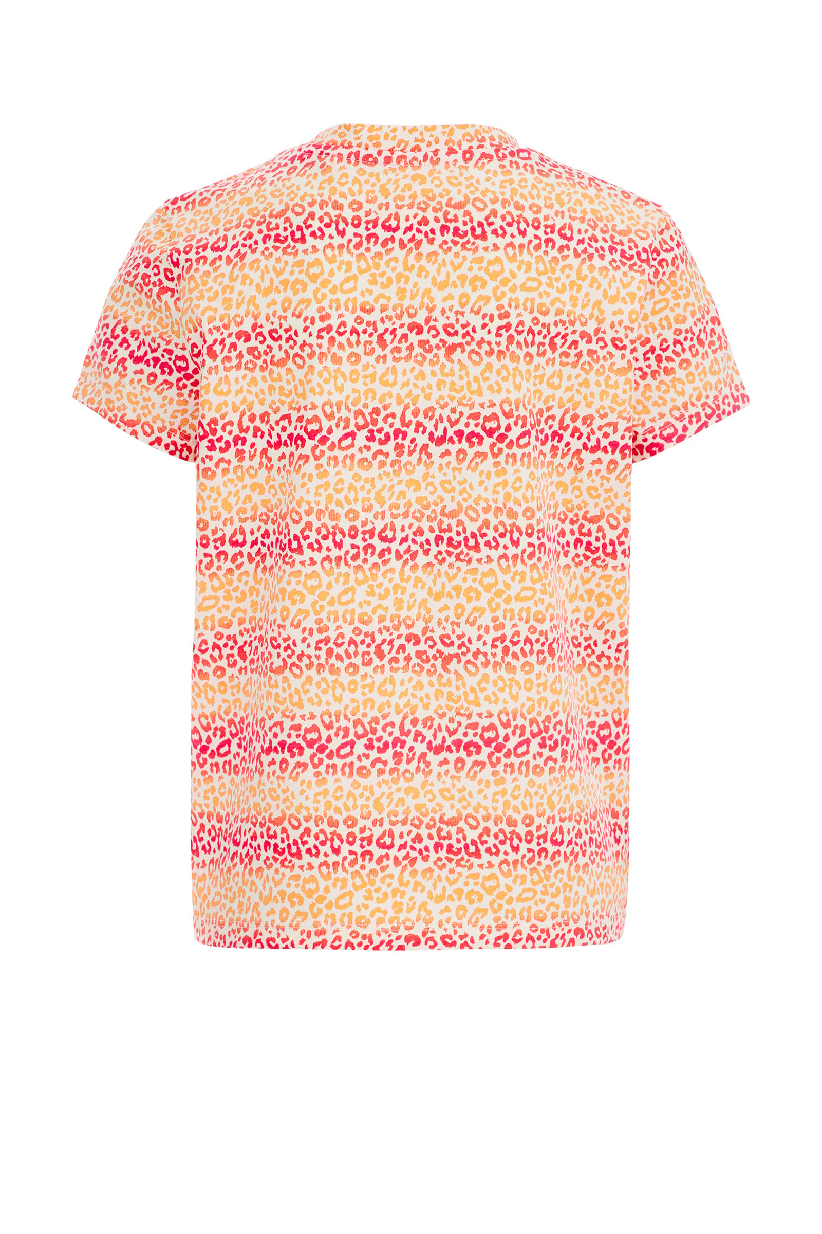 Meisjes T-shirt met dessin WE Fashion Felroze