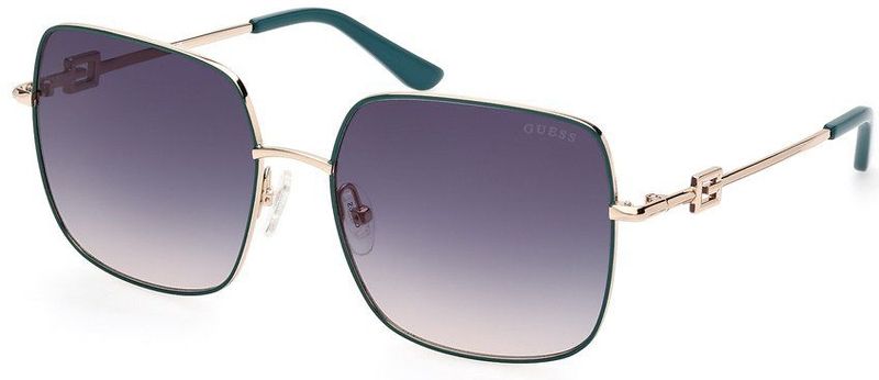 Guess - GU 7906-H - Zonnebril - Groen - Vierkant - Dames