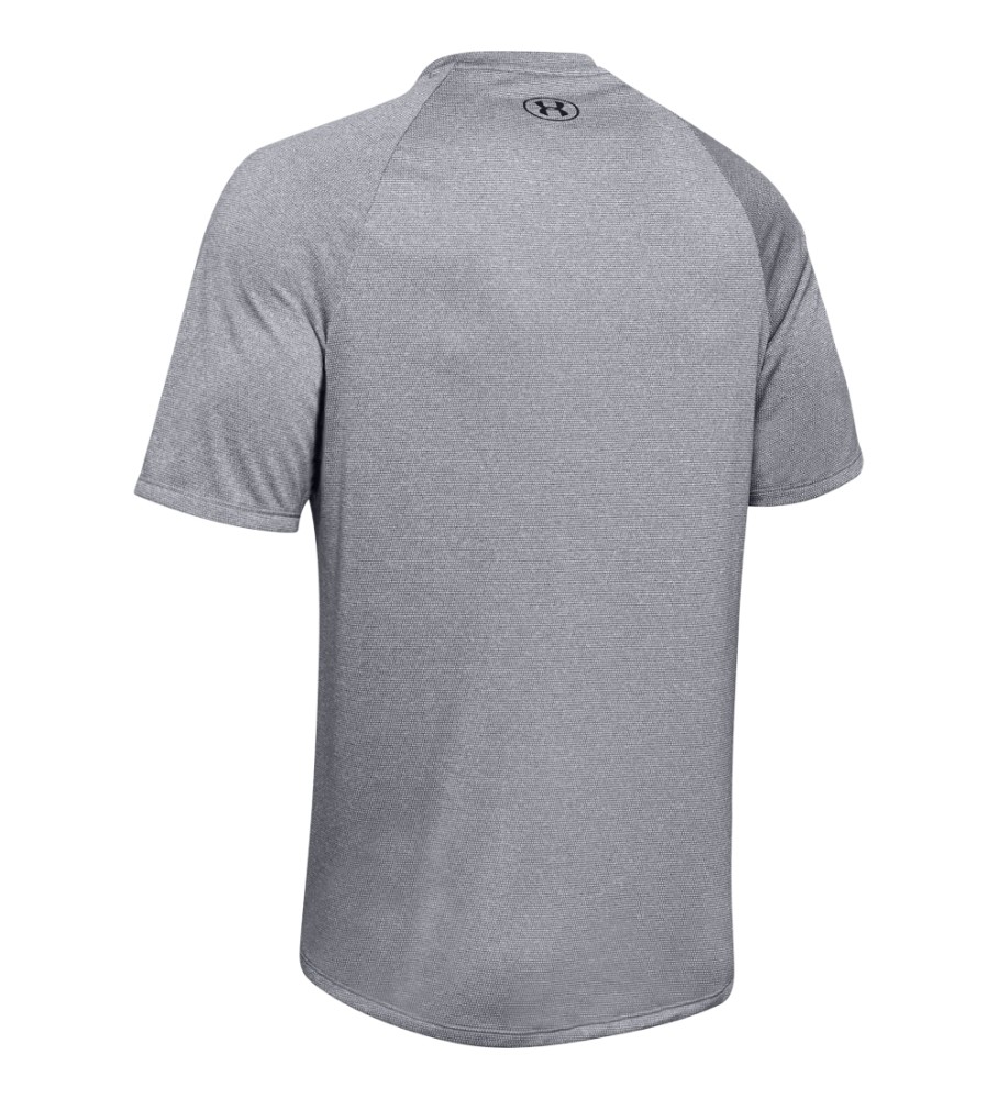 Camiseta de manga curta texturizada Under Armour UA Tech 2.0, cinza