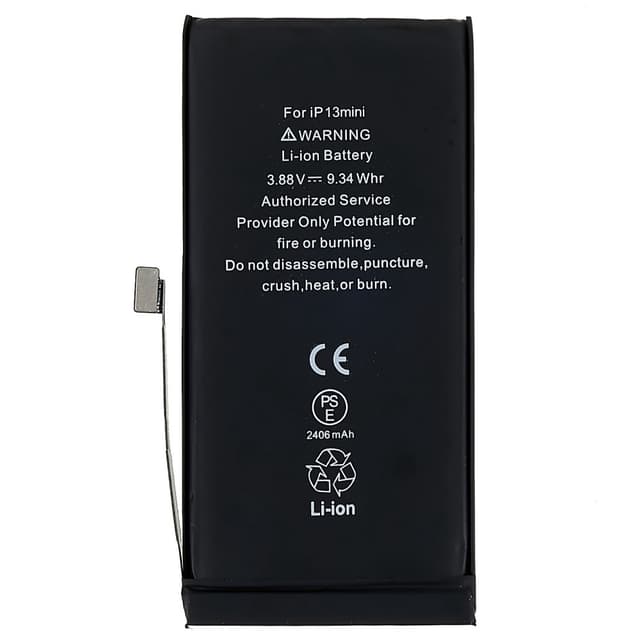 iPhone 13 Mini 3.88V 2406mAh genopladeligt Li-Polymer batteri