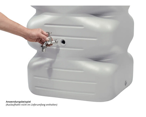 Regenton GARANTIA Cubus 340 l betongrijs