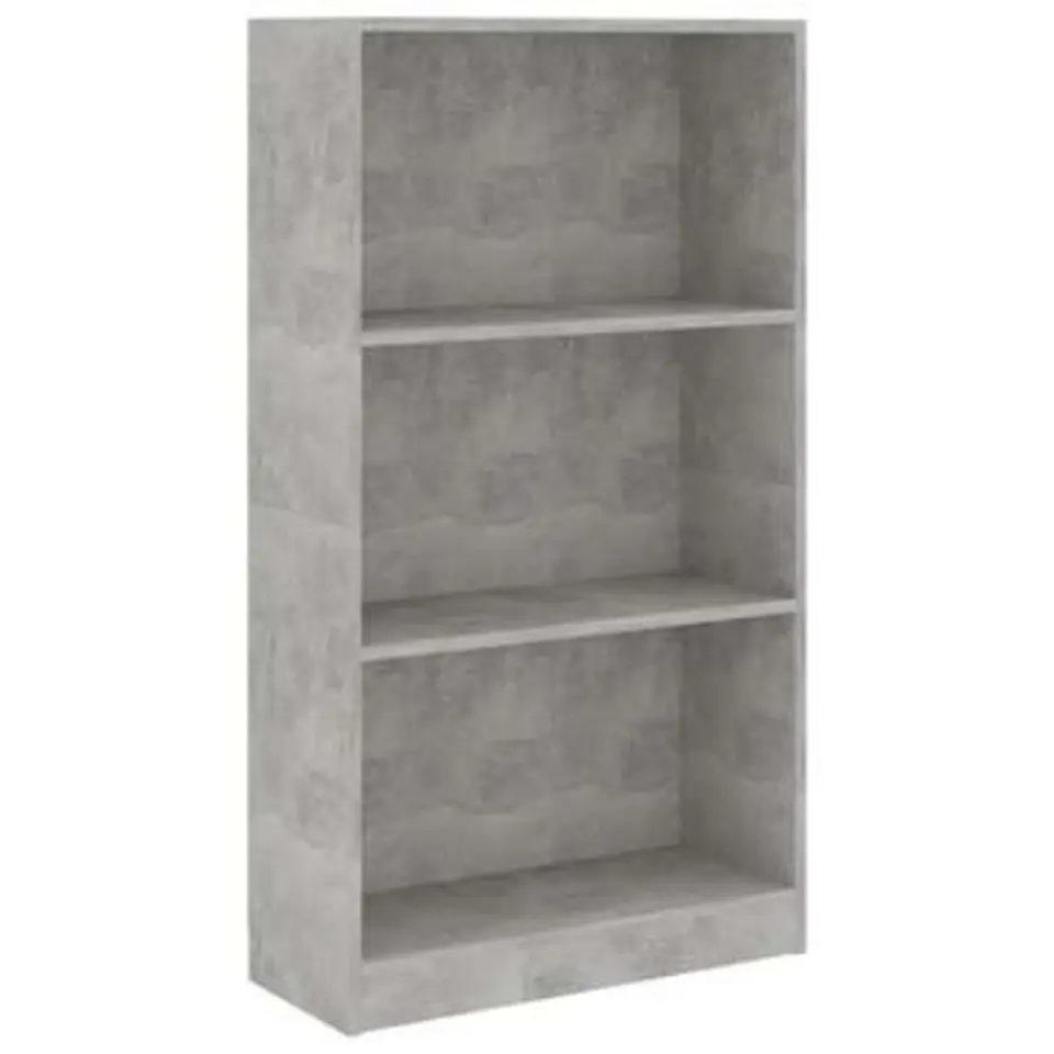 vidaXL - Boekenkast - Grijs - Bewerkt hout - 60 x 24 x 109 cm