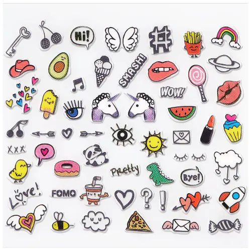 Happiness Looks Good On You Nail Sticker