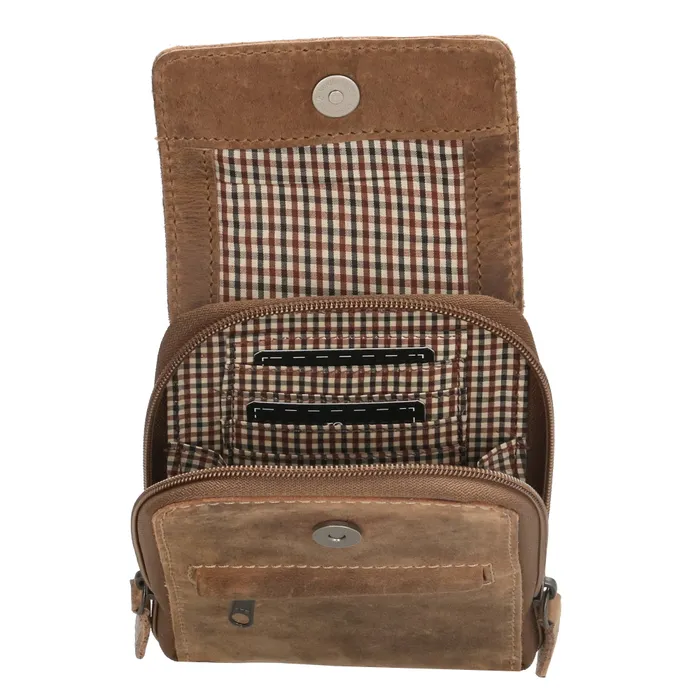 Hide & Stitches Idaho Telefoontasje Bruin