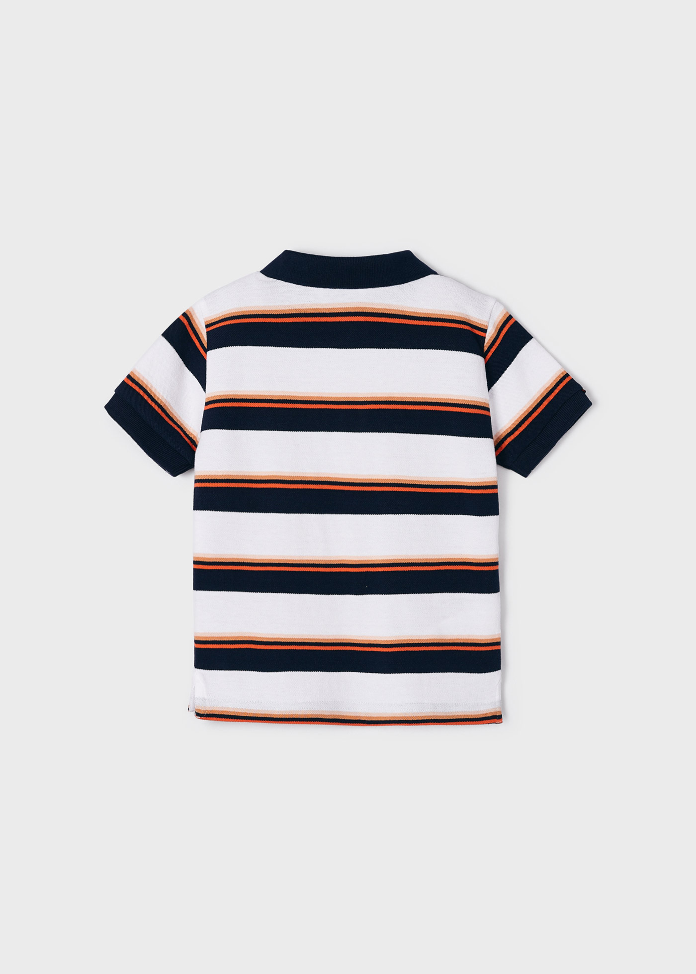 Camisa polo de manga curta com estampa para meninos