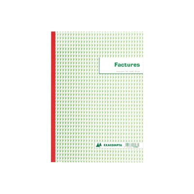Exacompta - Manifold Carnet de factures - 50 tripli - A4