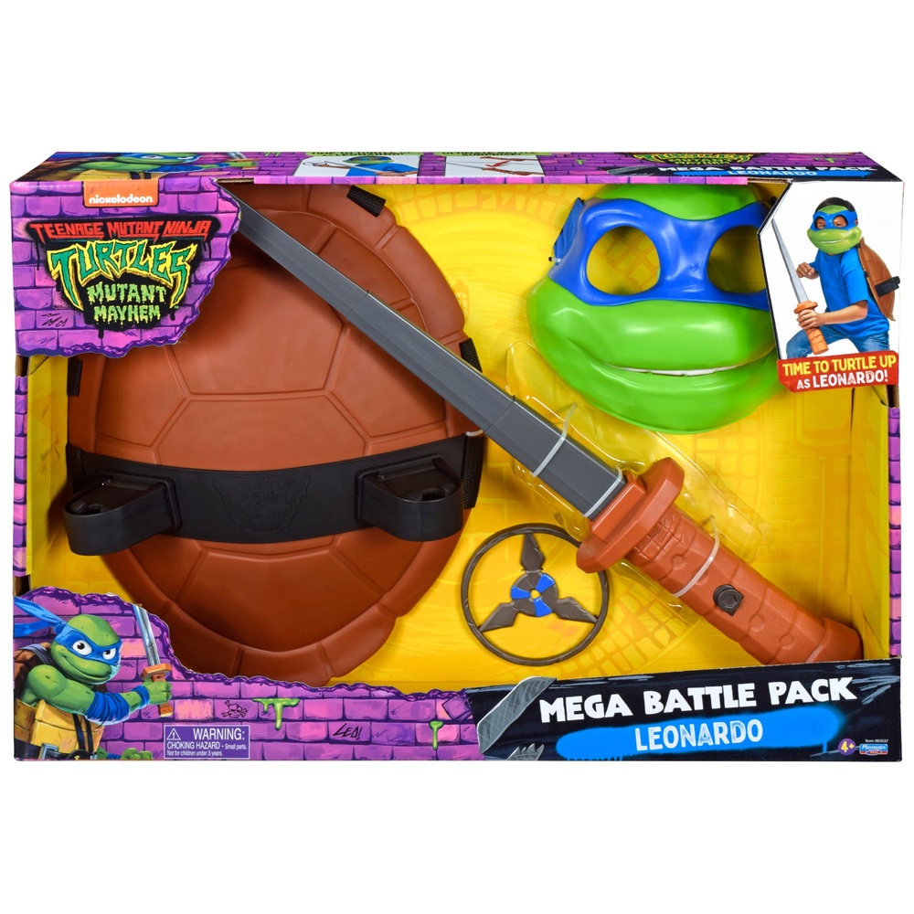 Teenage Mutant Ninja Turtles Mutant Mayhem Leonardos Mega-Kampfpaket