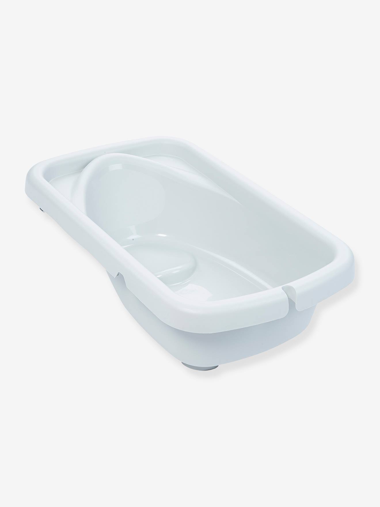 Banheira e trocador Chicco Cuddle & Bubble, estampa cinza claro
