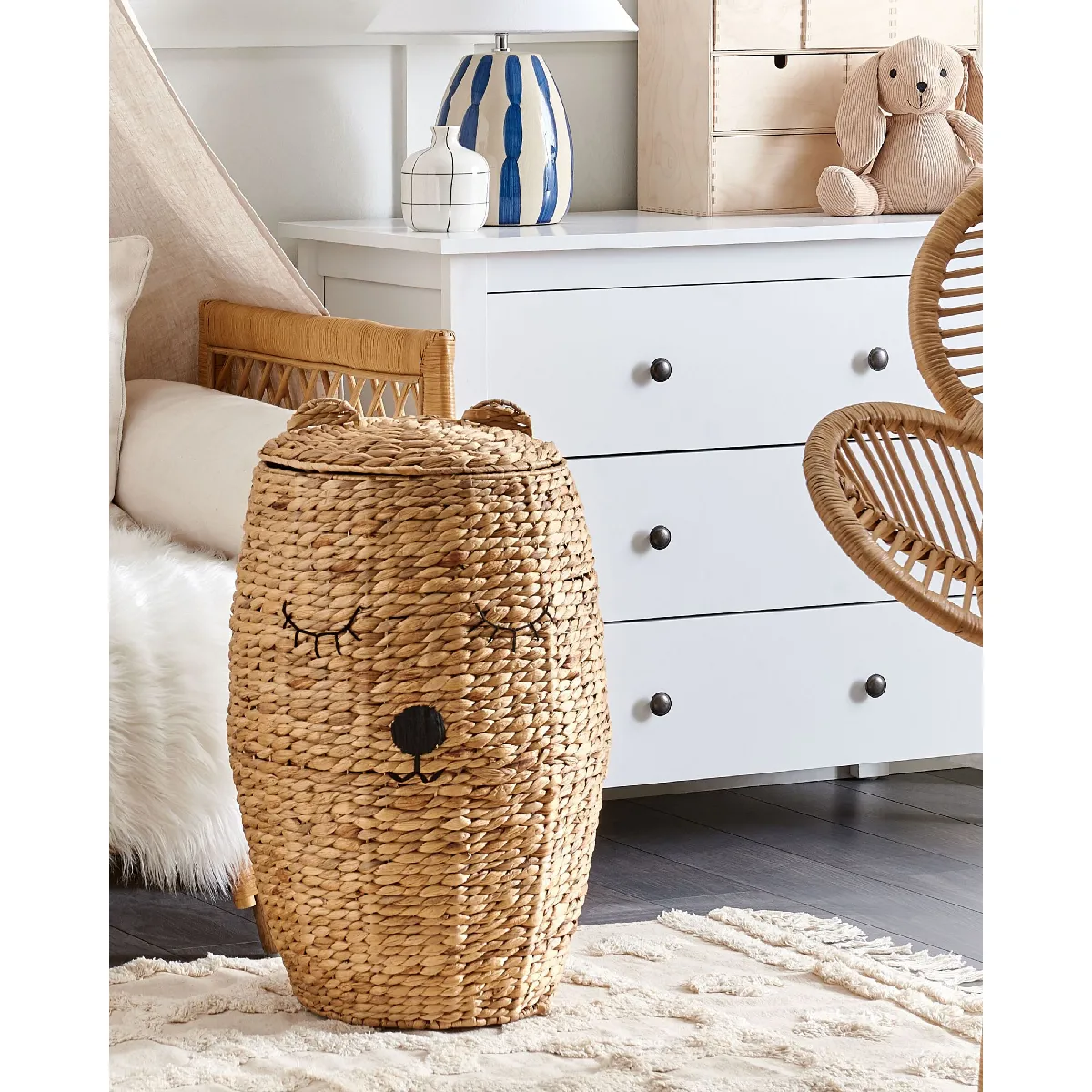 Beliani Panier SAMBUR - Naturel