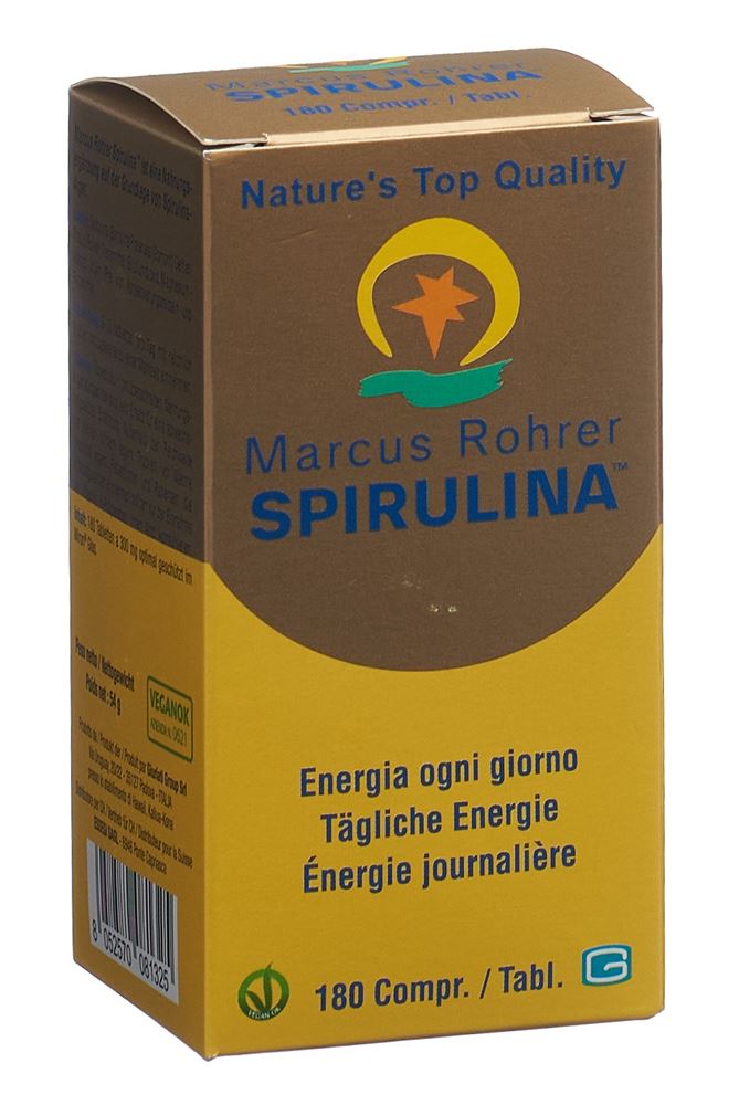 MARCUS ROHRER Spirulina Tabl (neu) Glasfl 180 Stk