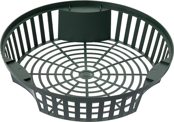 Bloembollenmand stapelbaar groen D 26,5 x H 6 cm