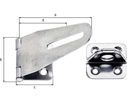 Veiligheidsbeugel van roestvrij staal, 83 mm