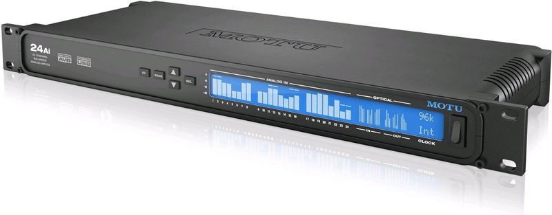 Motu 24Ai - USB Geluidskaart - 24 Analoge Inputs - 48 Digitale Kanalen