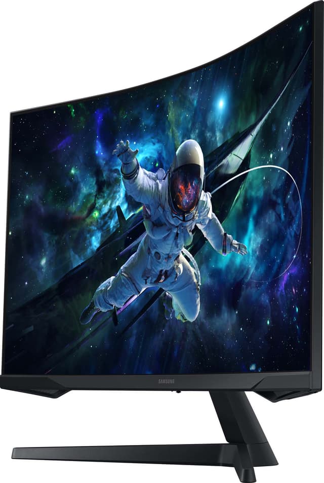 Samsung Odyssey G55C LS32CG552EUXEN 32” buet VA gaming-skærm