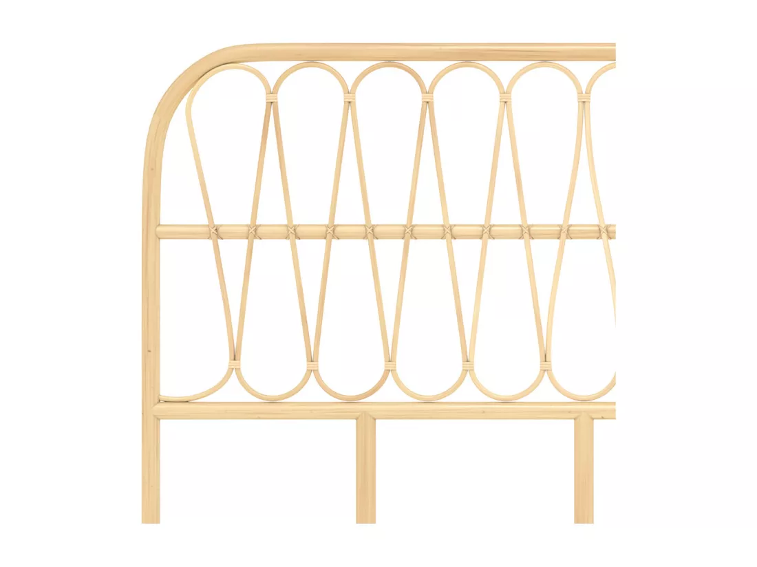 Tête de lit en rotin naturel 140 cm - Elior