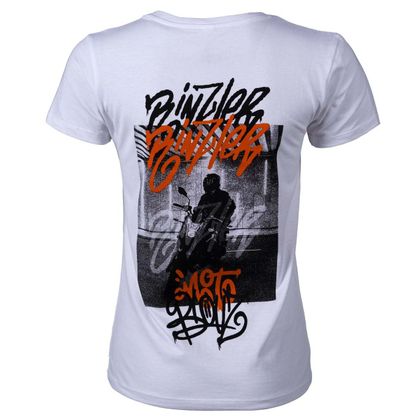 T-Shirt Motoblouz X RINZLER - FEMME - 20ANS - Blanc