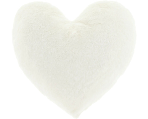 Decoratief kussen Hart duif wit 45x35 cm