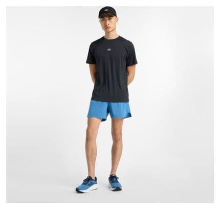 Short New Balance RC 5in Bleu Homme