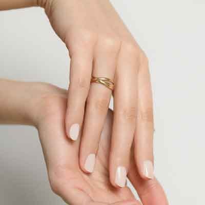 Bague Saturna - Or jaune 375/1000