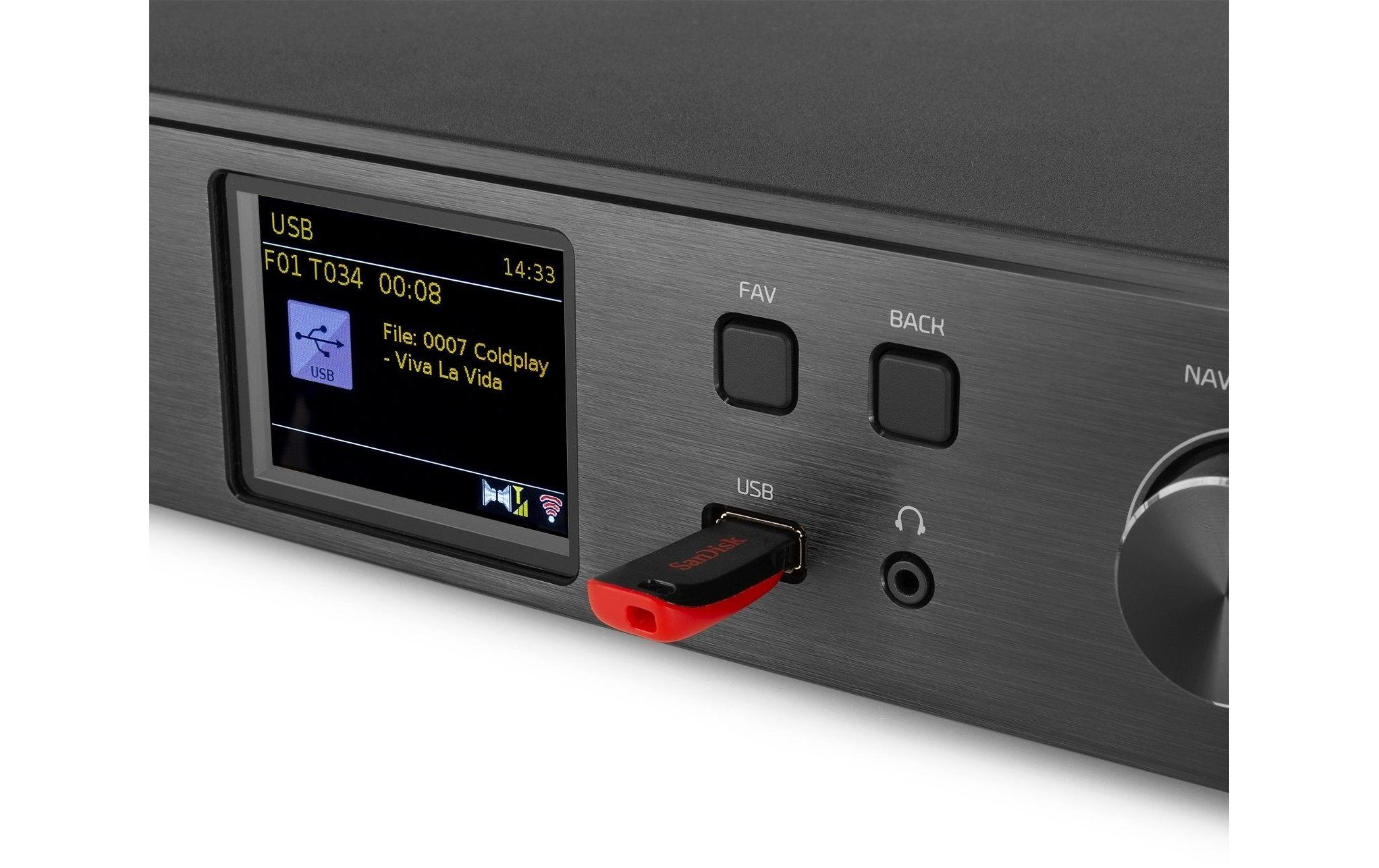 Internet Radio Brescia Schwarz<br>All-in-One-Musiksystem