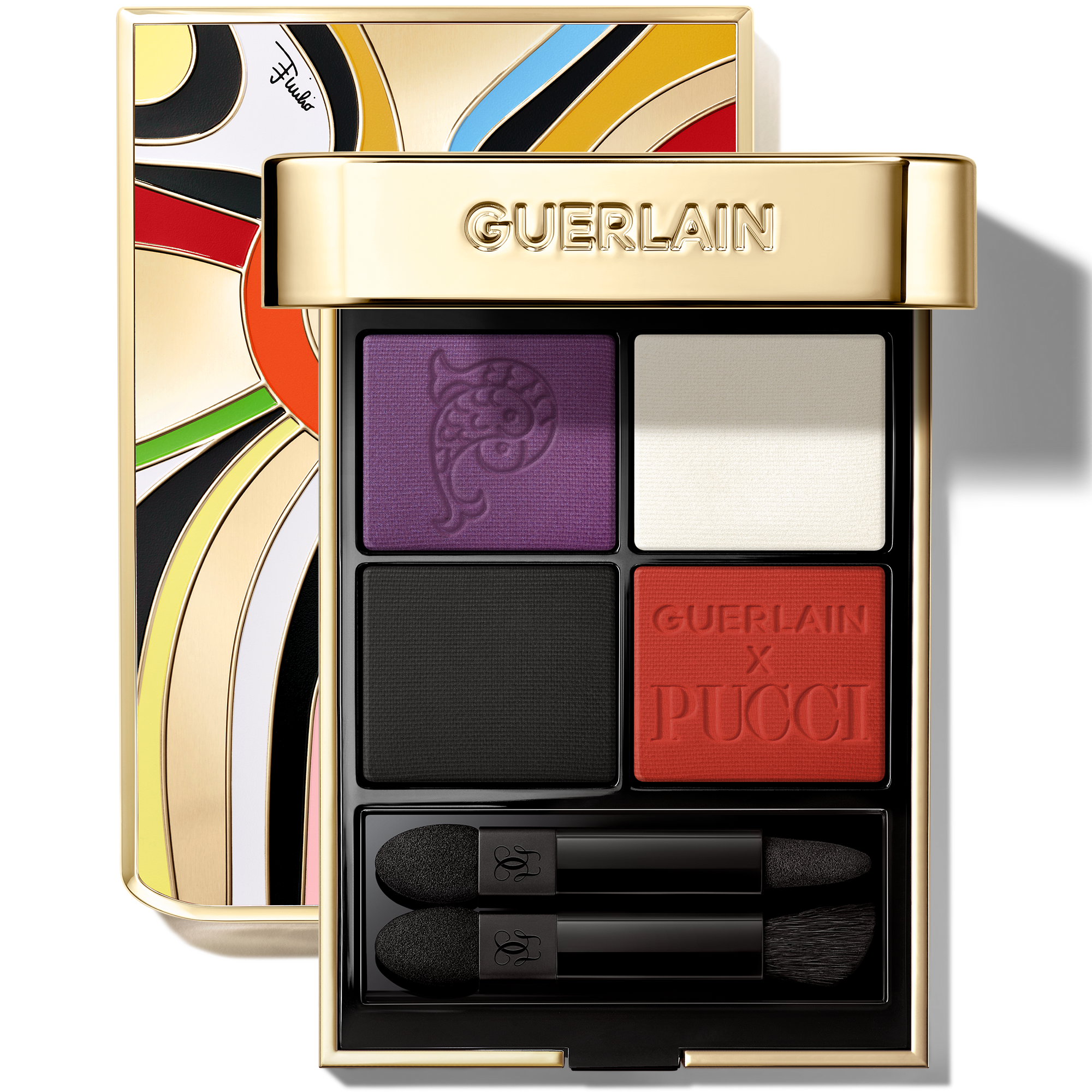 Pucci Ombres G 045 Marmo Vibe Sombras de ojos en 4 tonos Edición Limitada Sombras de ojos lujo