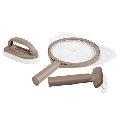 Kit de manutenção para spa Intex + 2 escovas e 1 tela