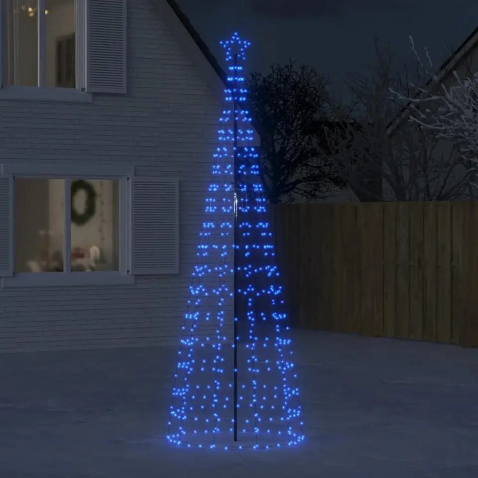 vidaXL - Led-kerstboom - Blauw - 300 cm