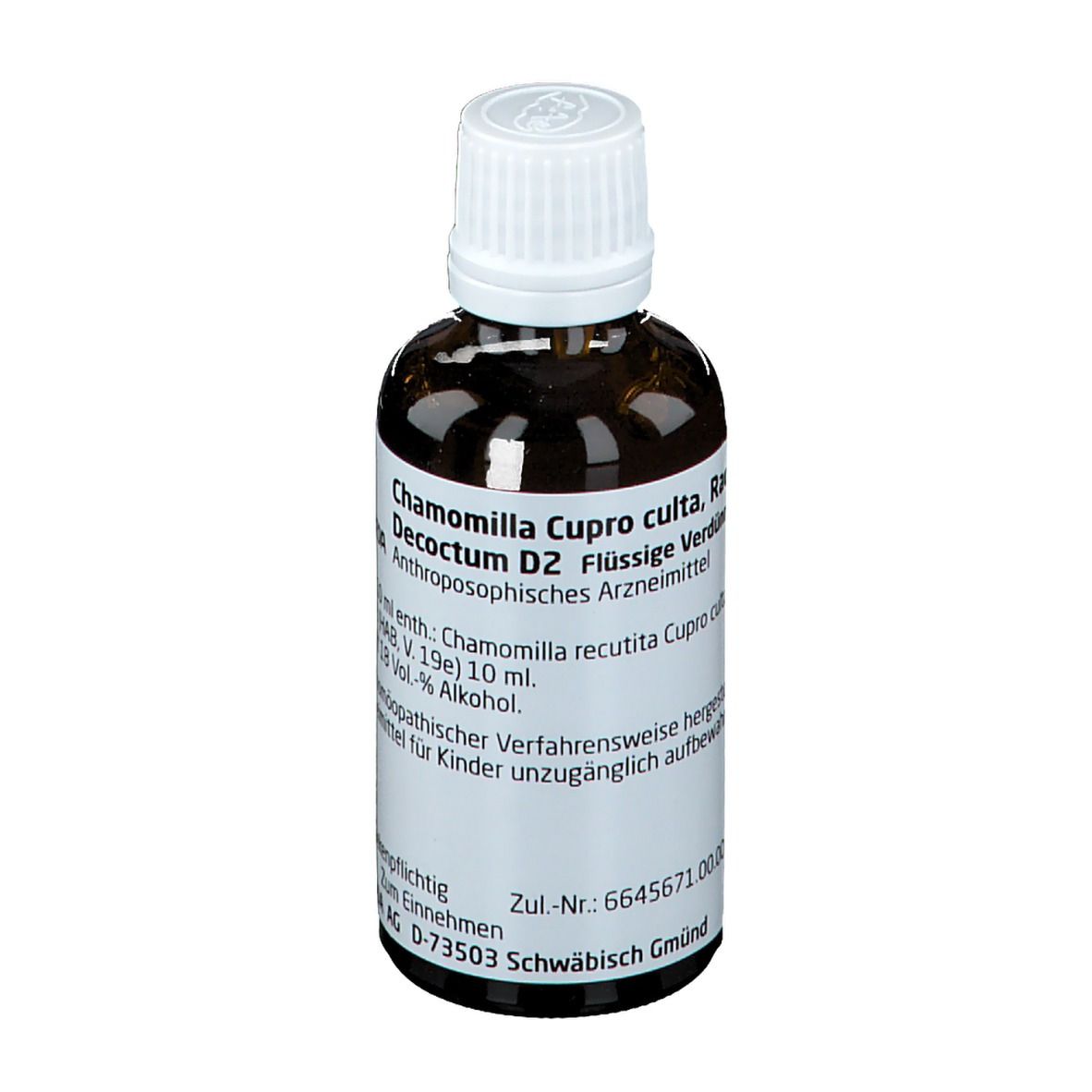 Chamomilla Cupro culta Radix D2