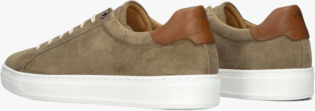 VAN LIER taupe van lier lage sneakers 2417411