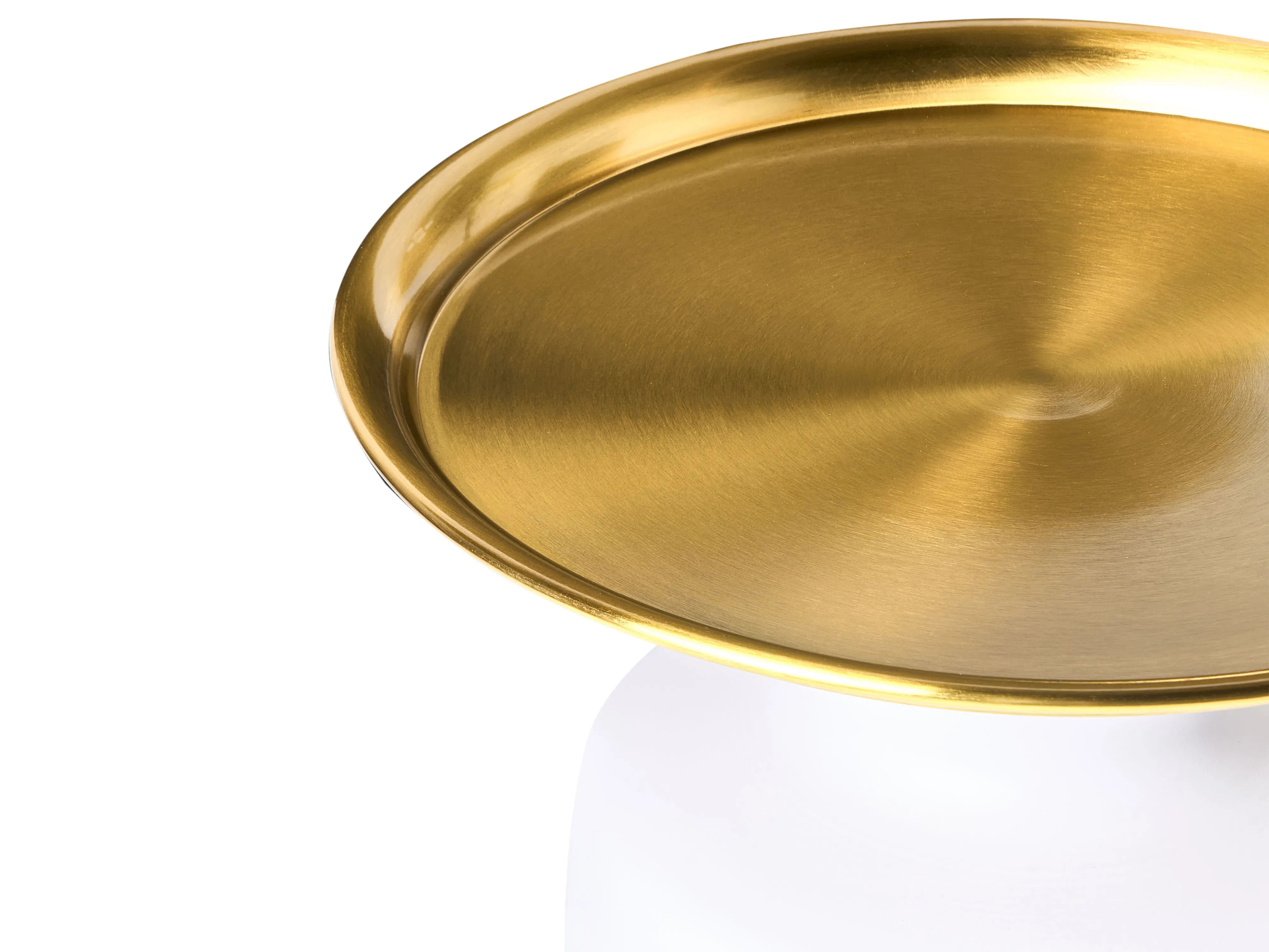 Bijzettafel DOVE Metaal Wit/goud
