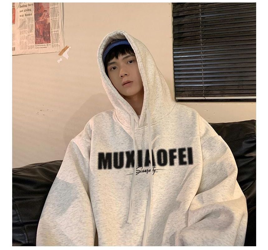 POSI - Oversized hoodie met beletteringprint