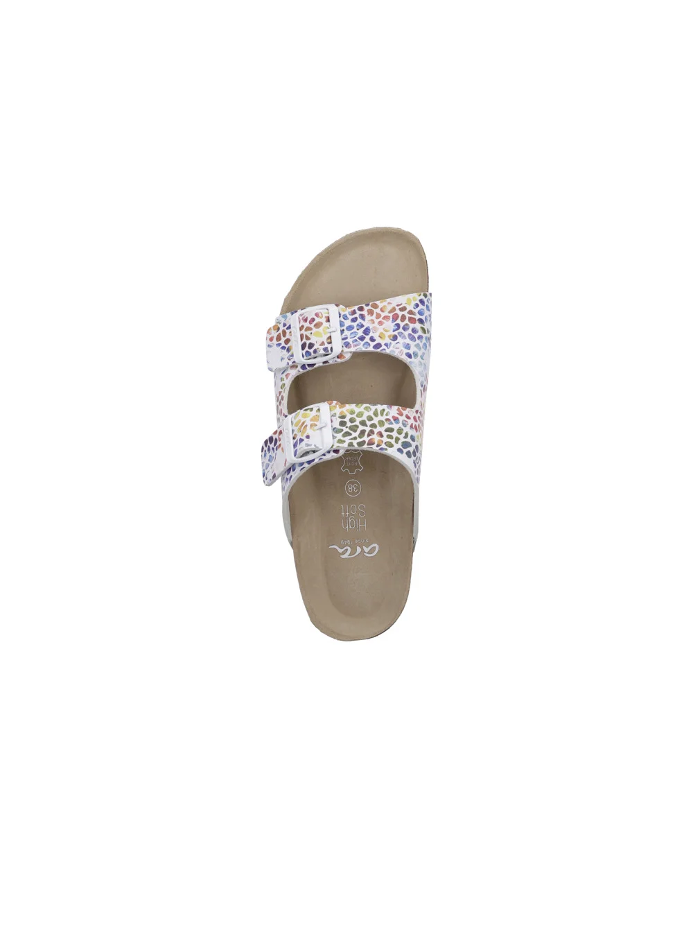 Pantolette Maui weiß multi