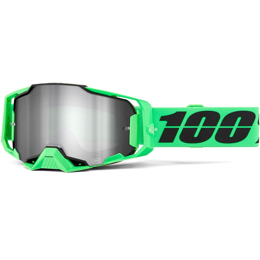 100% - Masque Armega Anza 2 - Silver Mirror Vert