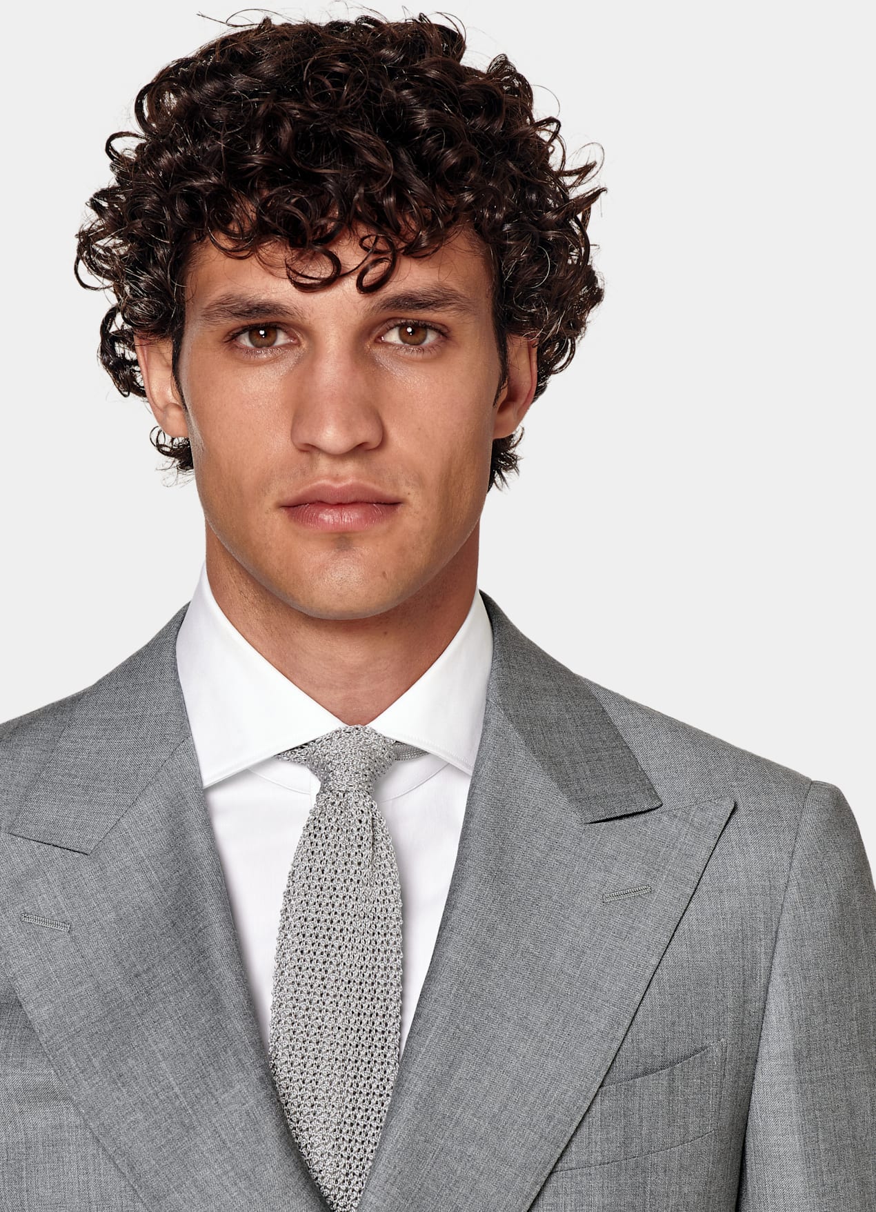 Costume Perennial Havana coupe Tailored gris clair