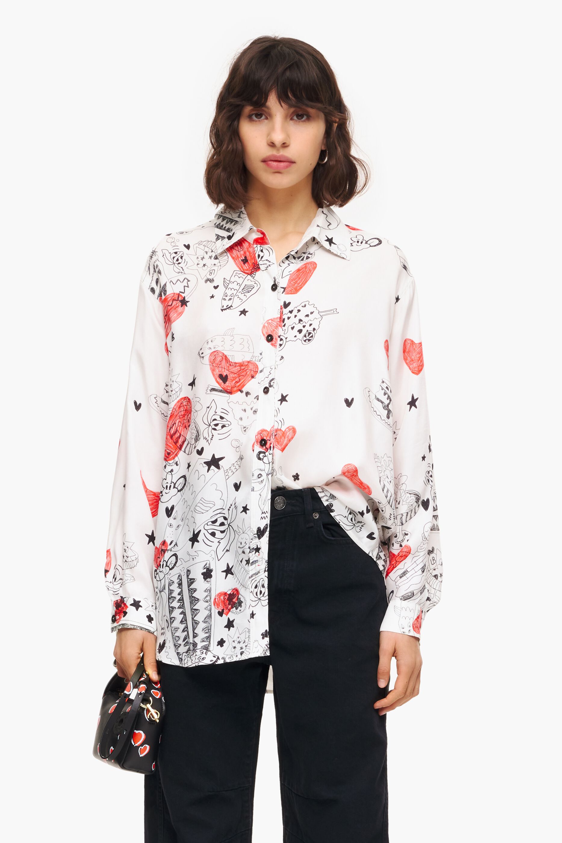 Camiseta com apelido em forma de coração