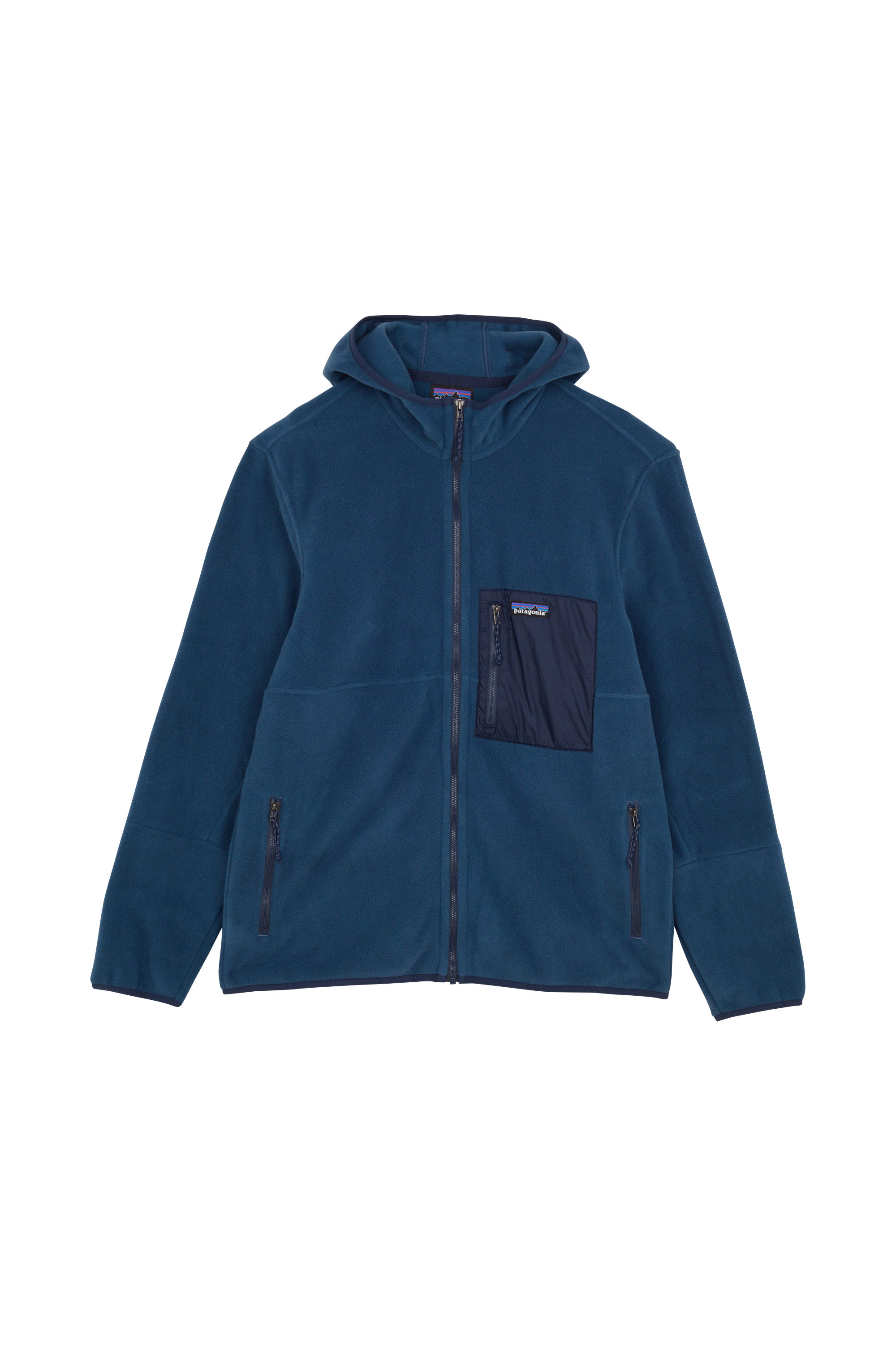 PATAGONIA Polaire à capuche  Microdini  Bleu