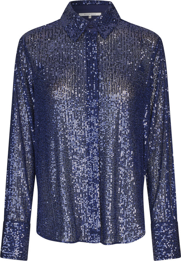 Second Female Moonshine Slim Shirt Night sky