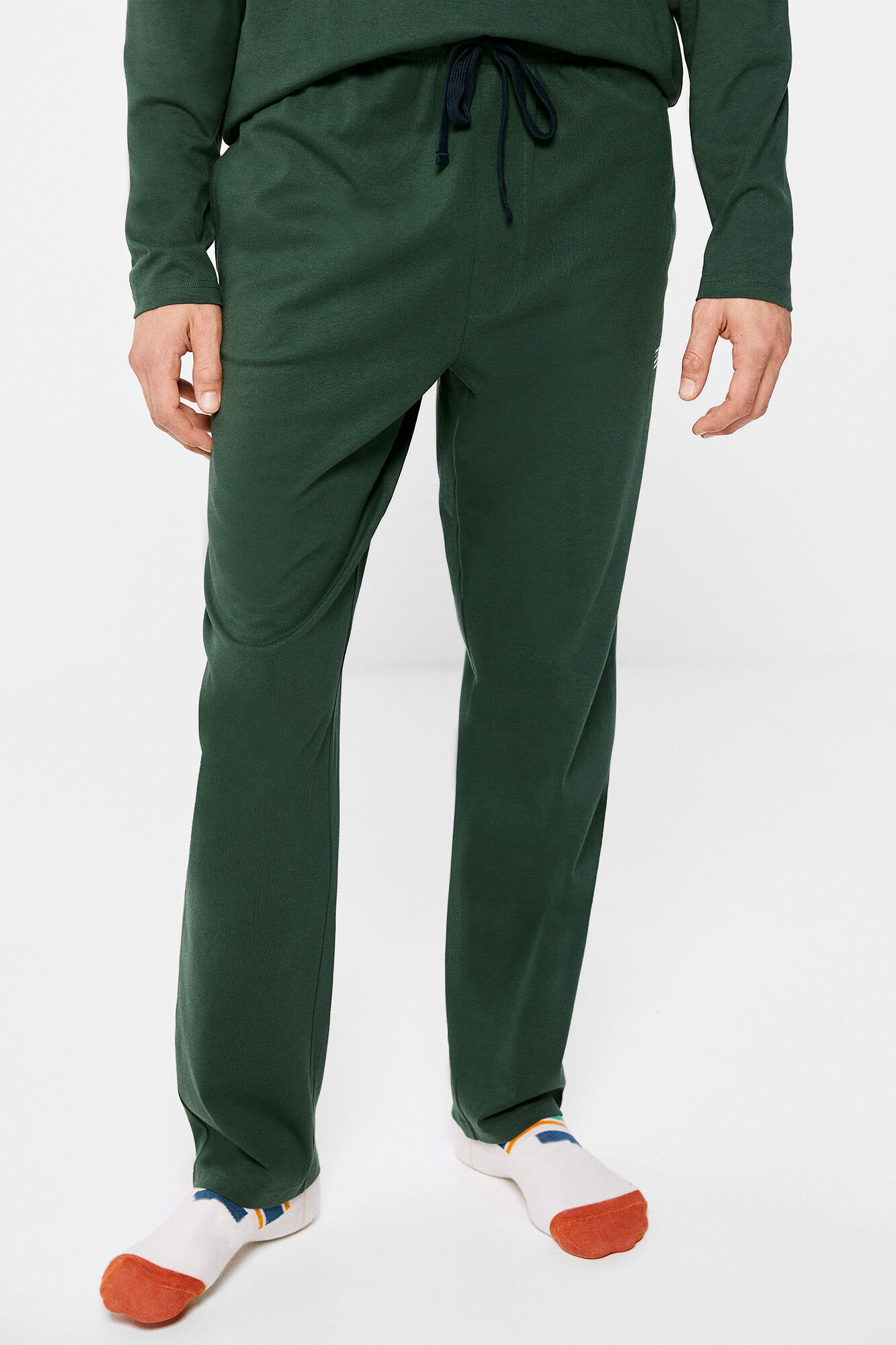 Pijama monocromático extra confortável - verde