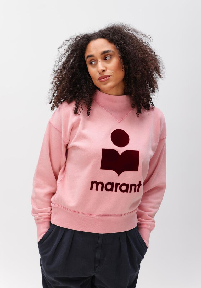 roze isabel marant truien/vesten moby-gz
