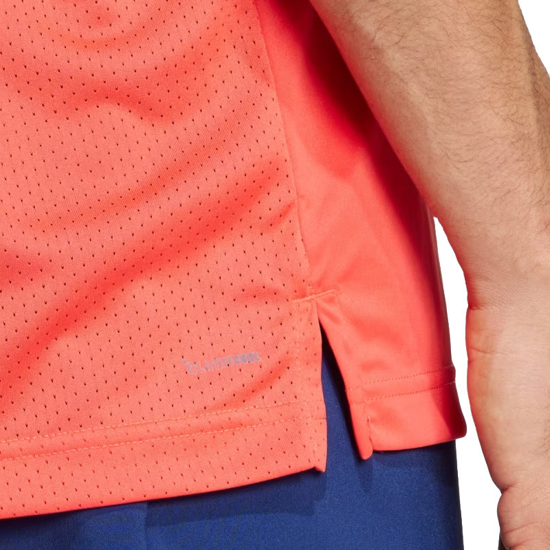 Tee-shirt de tennis Adidas Club Climacool rouge