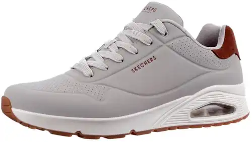 Skechers lichtgrijs 183004/NAT - maat 12 sneaker lichtgrijs - maat 12 Calandschoen