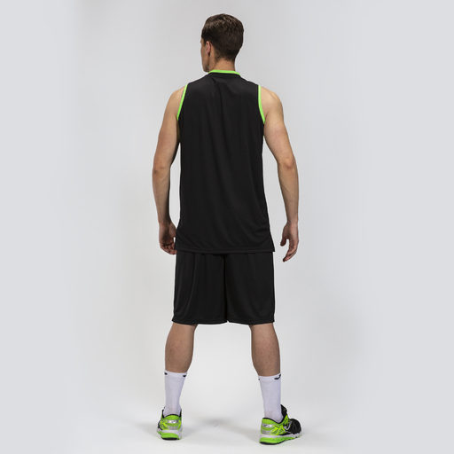 Conjunto Joma Campus Preto e Verde Flúor