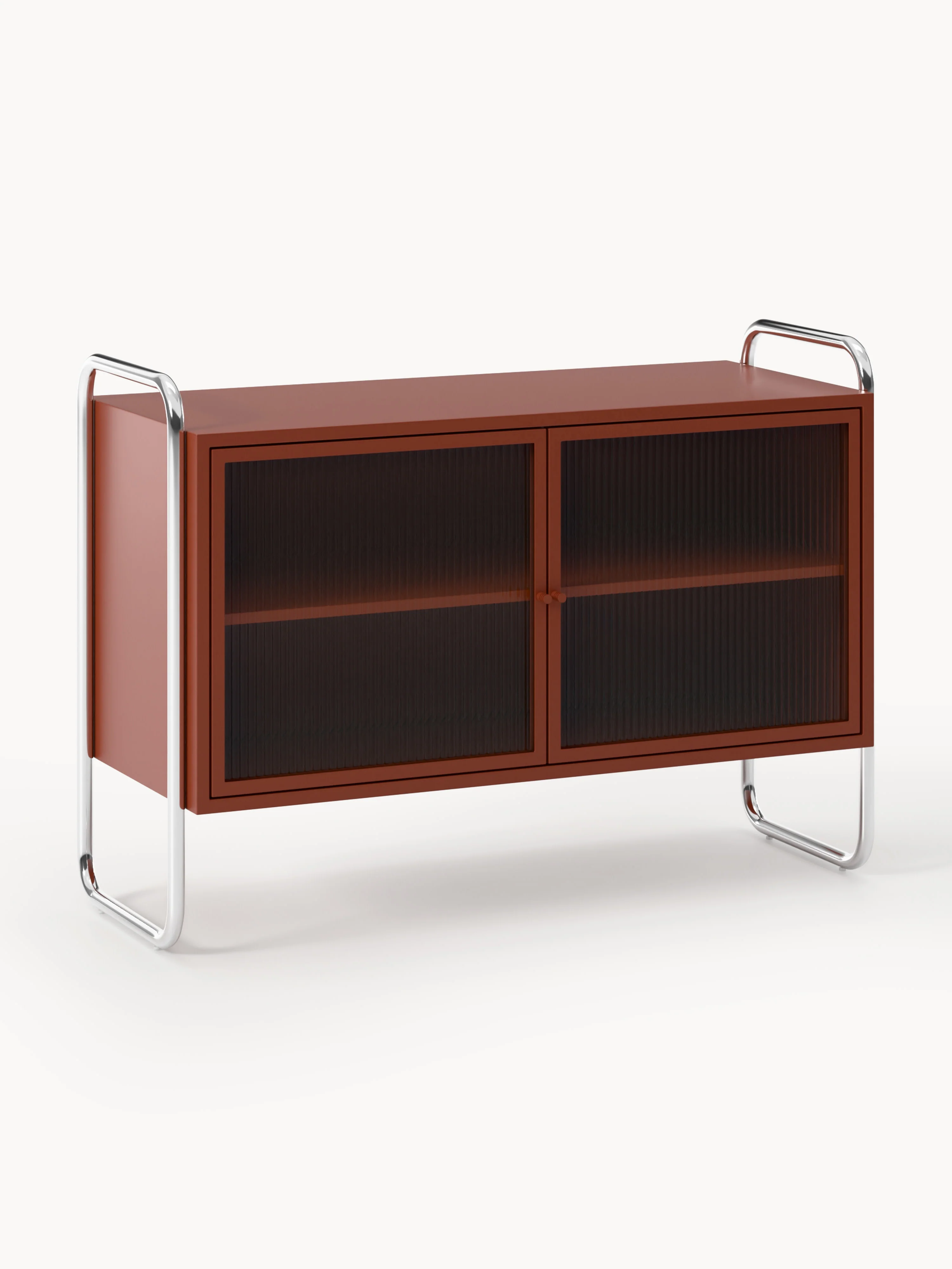 Metalen dressoir Robyn met glazen front
